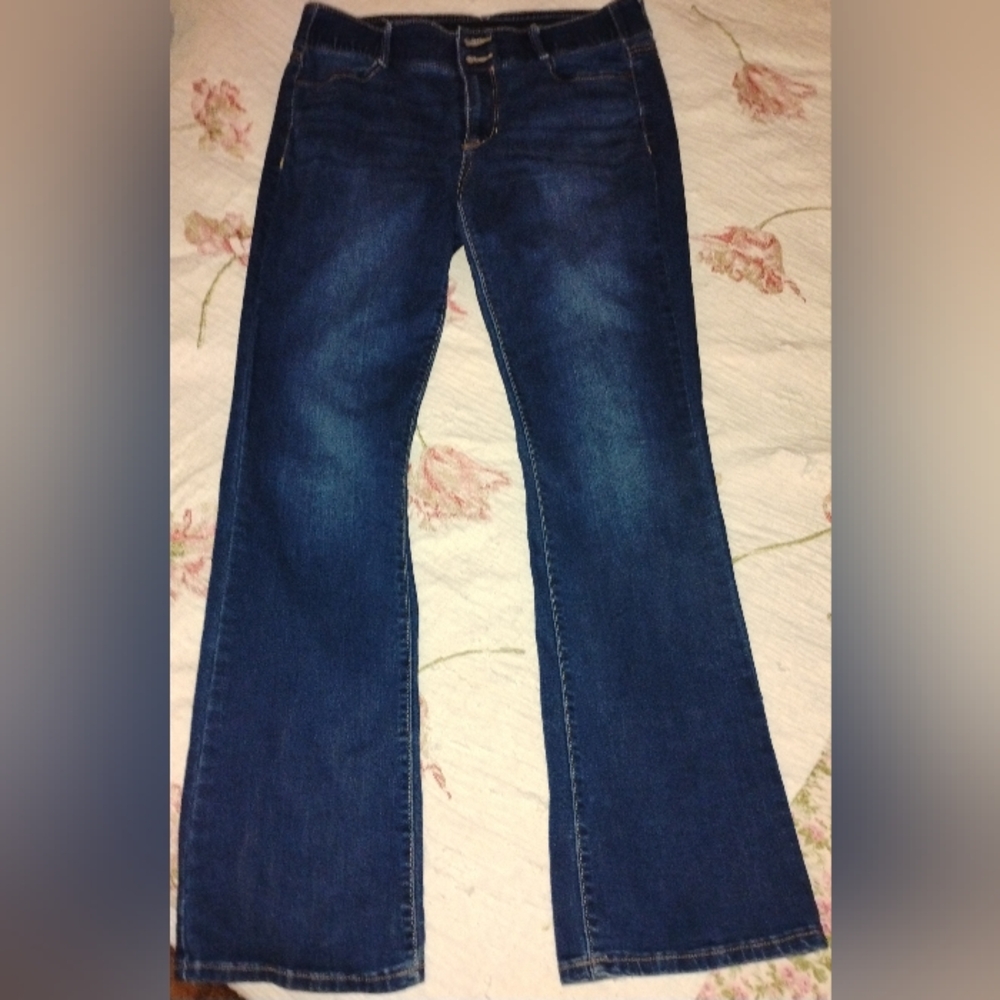 Women's waist slimming boot cut jeans